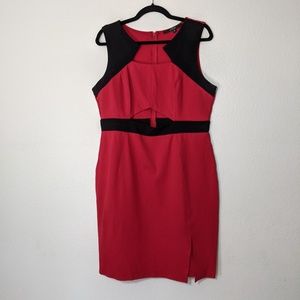 GUESS Womens Dress Red and Black Size 10